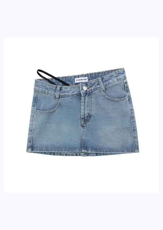 Low Waist  Denim Mini Skirts