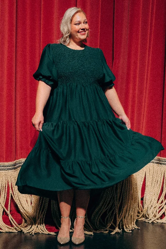 Calliope Emerald Dress - DM Exclusive - Maternity Friendly