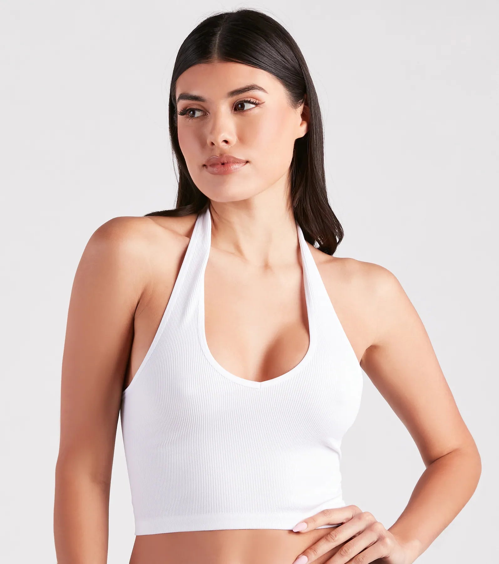 women's tops for those who value both quality and affordabilityLove To Lounge Seamless Halter Bra Top