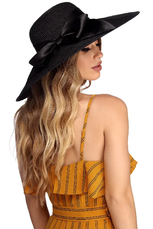 Classically Chic Floppy Derby Hat