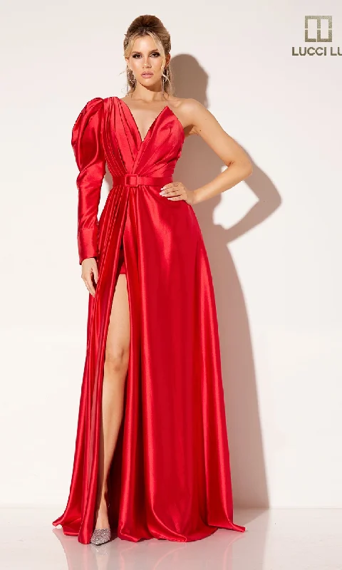 women's curve-hugging dressesLong Formal Dress: Lucci Lu C8098