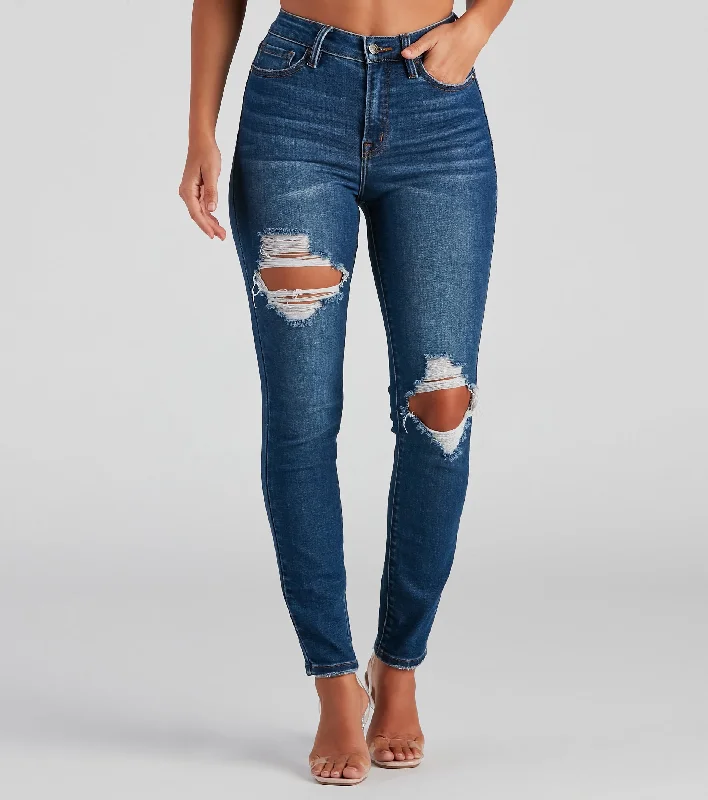 women's denim jeans for plus-size womenTaylor High-Rise Skinny Ankle Jeans by Windsor Denim