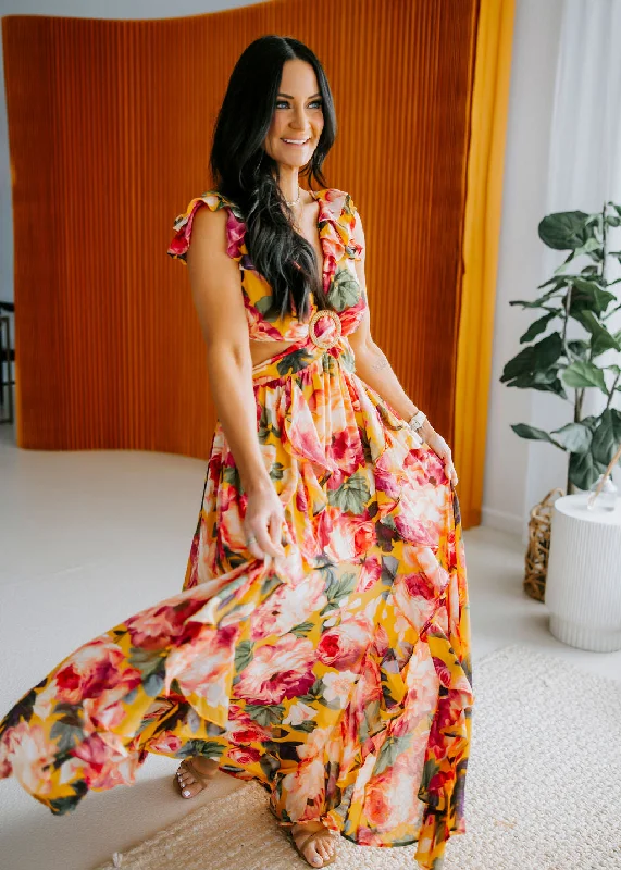 Leather DressRosalia Floral Maxi Dress