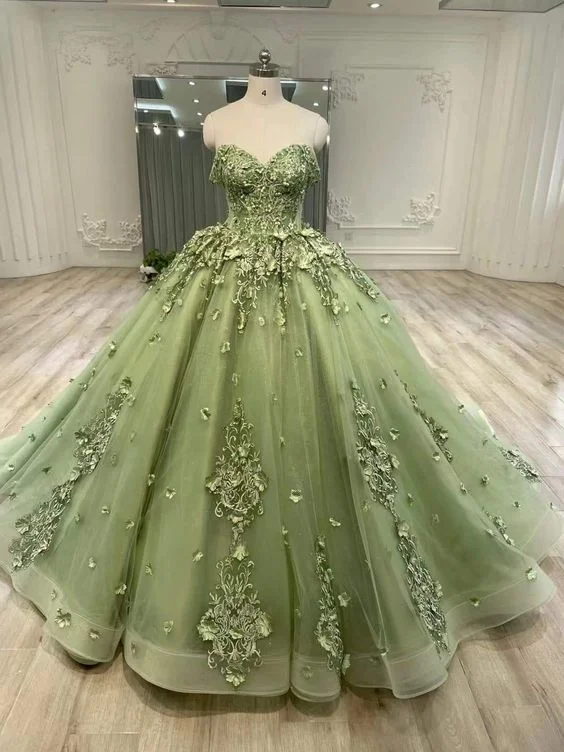 Casual DressSweet 16 Quinceanera Dresses for Girls Ball Gown Tulle Lace Appliques Dress for Women Y1922