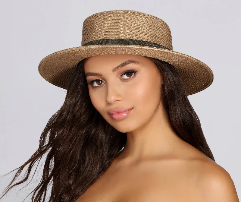 Boat Babe Woven Hat