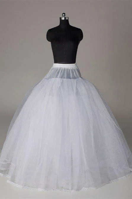 Long-Sleeve DressFashion Ball Gown Wedding Petticoats Accessories White Floor Length OKP5