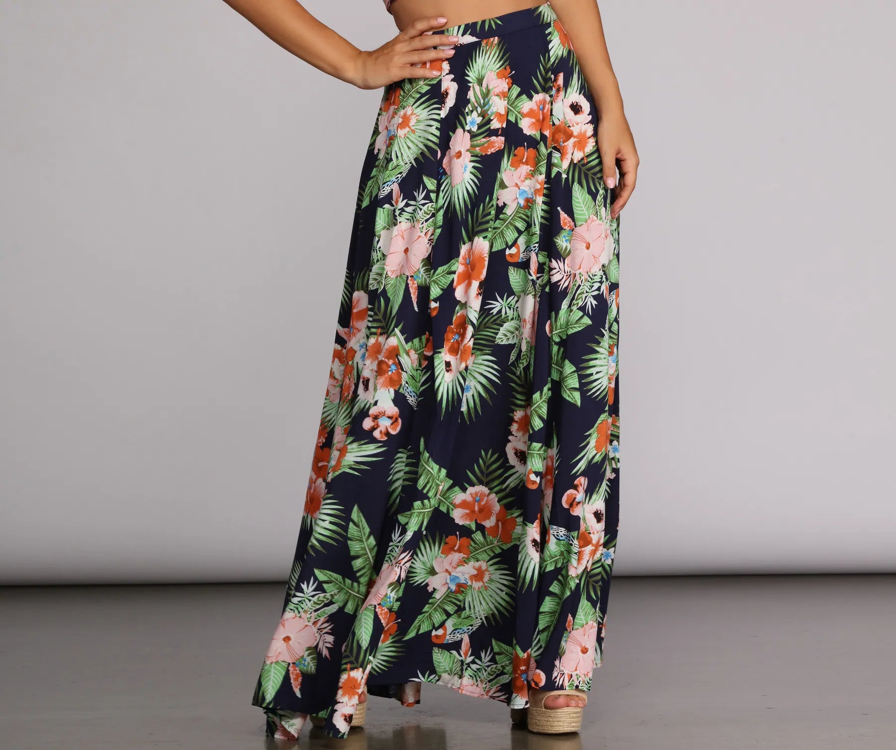 women's tulip skirtsCoastal Vibes Zip Maxi Skirt