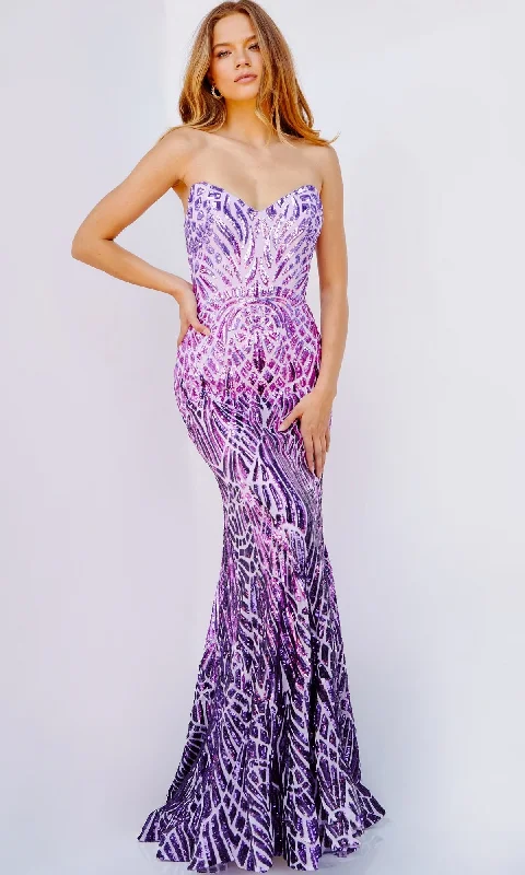 Metallic DressLong Prom Dress 06459 by Jovani