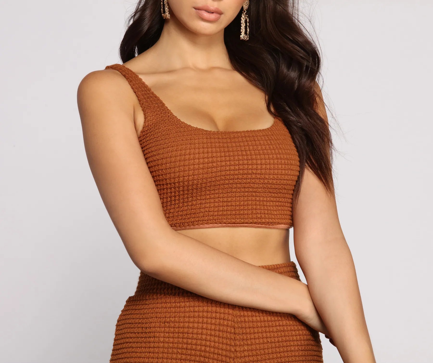 women's tops for minimalist aestheticsMajor Cozy Vibes Cropped Tank