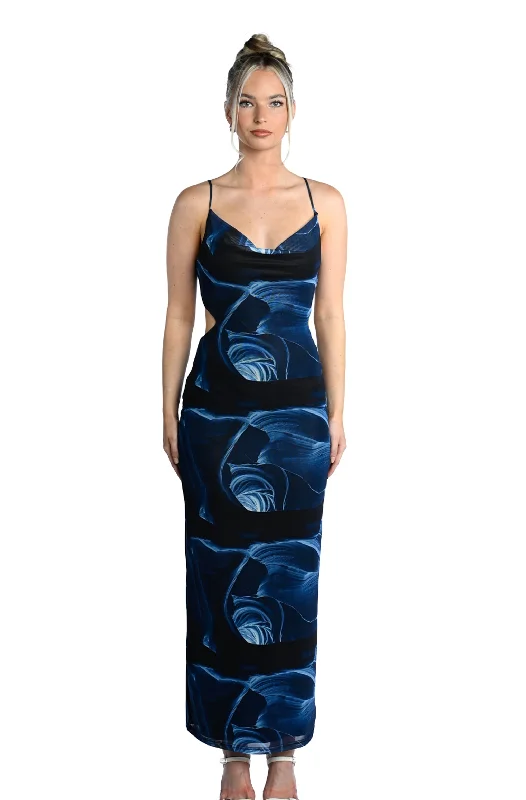 Custom DressClara Maxi Dress | Print