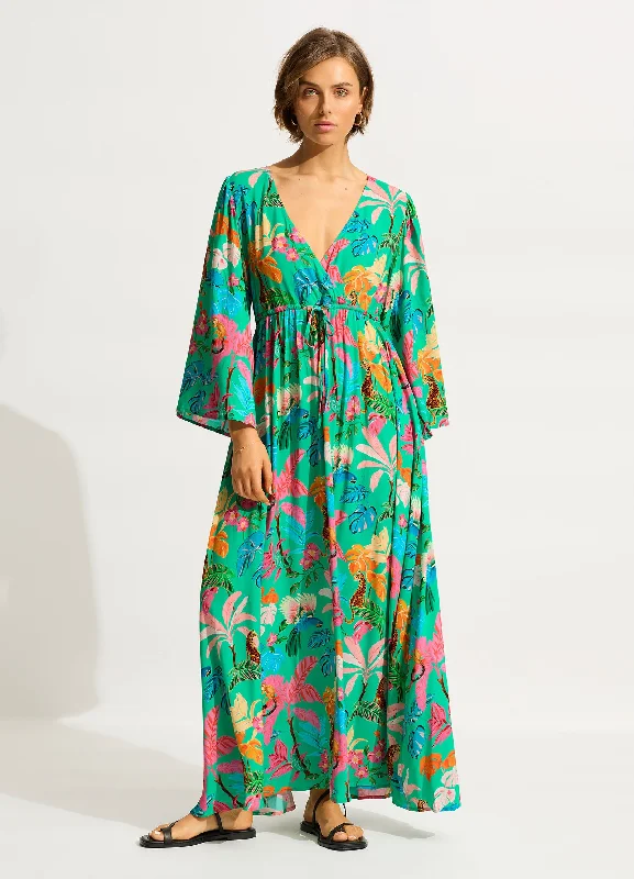 women's petite dressesTropica Maxi Dress - Jade