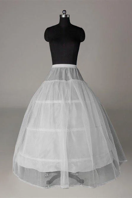 Short-Sleeve DressFashion Wedding Petticoats Accessories Ivory Floor Length OKP6