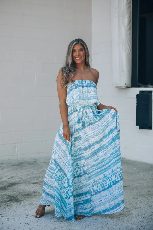 Button-Down DressCalifornia Coast Tie Dye Maxi Dress FINAL SALE