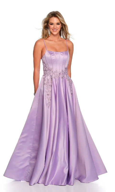 Petite DressLong Formal Dress 11338 by Dave and Johnny