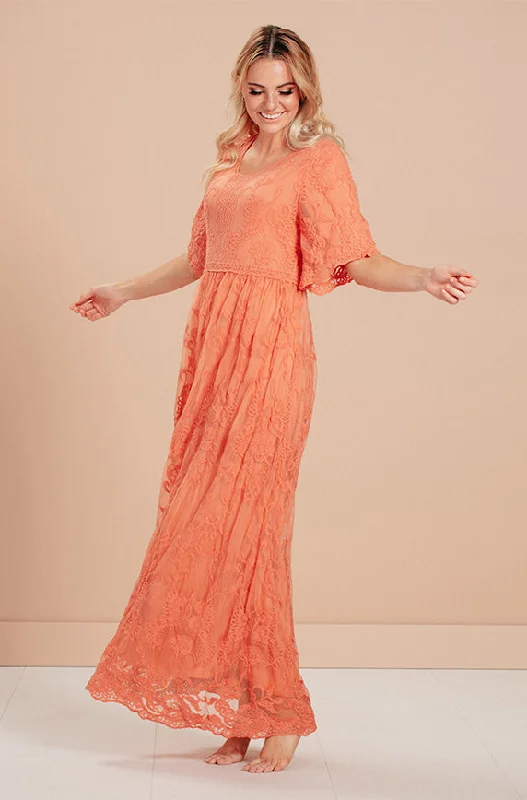 Aspen Canyon Sunset Lace Dress - Maternity Friendly - FINAL SALE