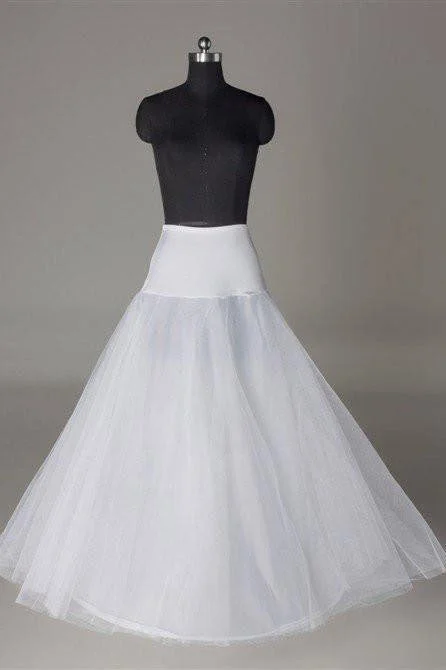 Tea-Length DressFashion Tulle Wedding Petticoats Accessories White Floor Length OKP15