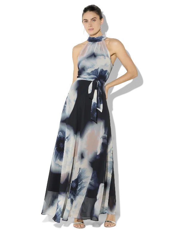 women's empire waist dressesVictoria Moody Floral Printed Maxi