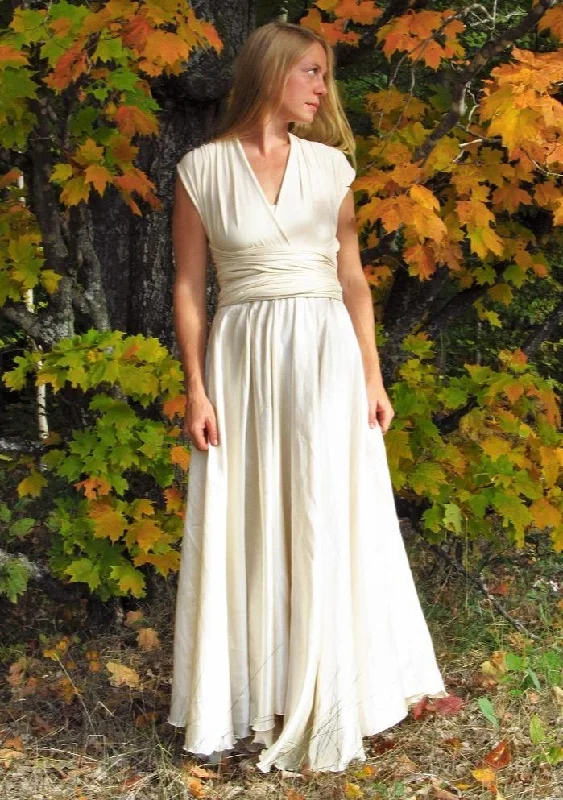 Chiffon DressAviana Infinity Wedding Dress (Custom Made)