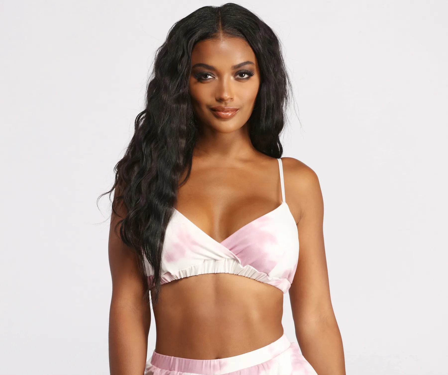 Comfortable Daily Wear BrasCloud Dye Triangle Bralette